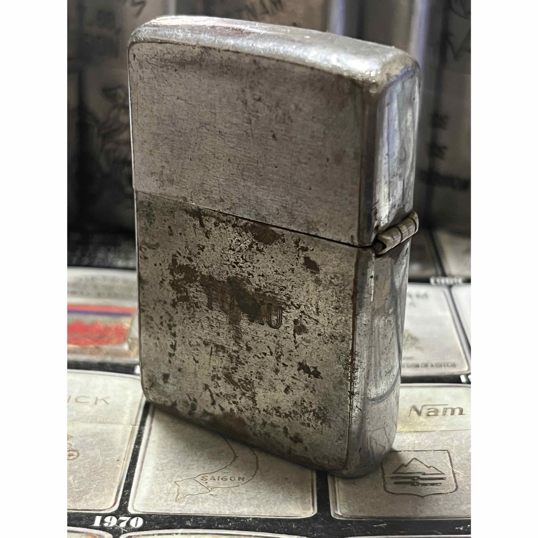 【ベトナムZIPPO】本物 1966年製ベトナムジッポー「だまし絵」