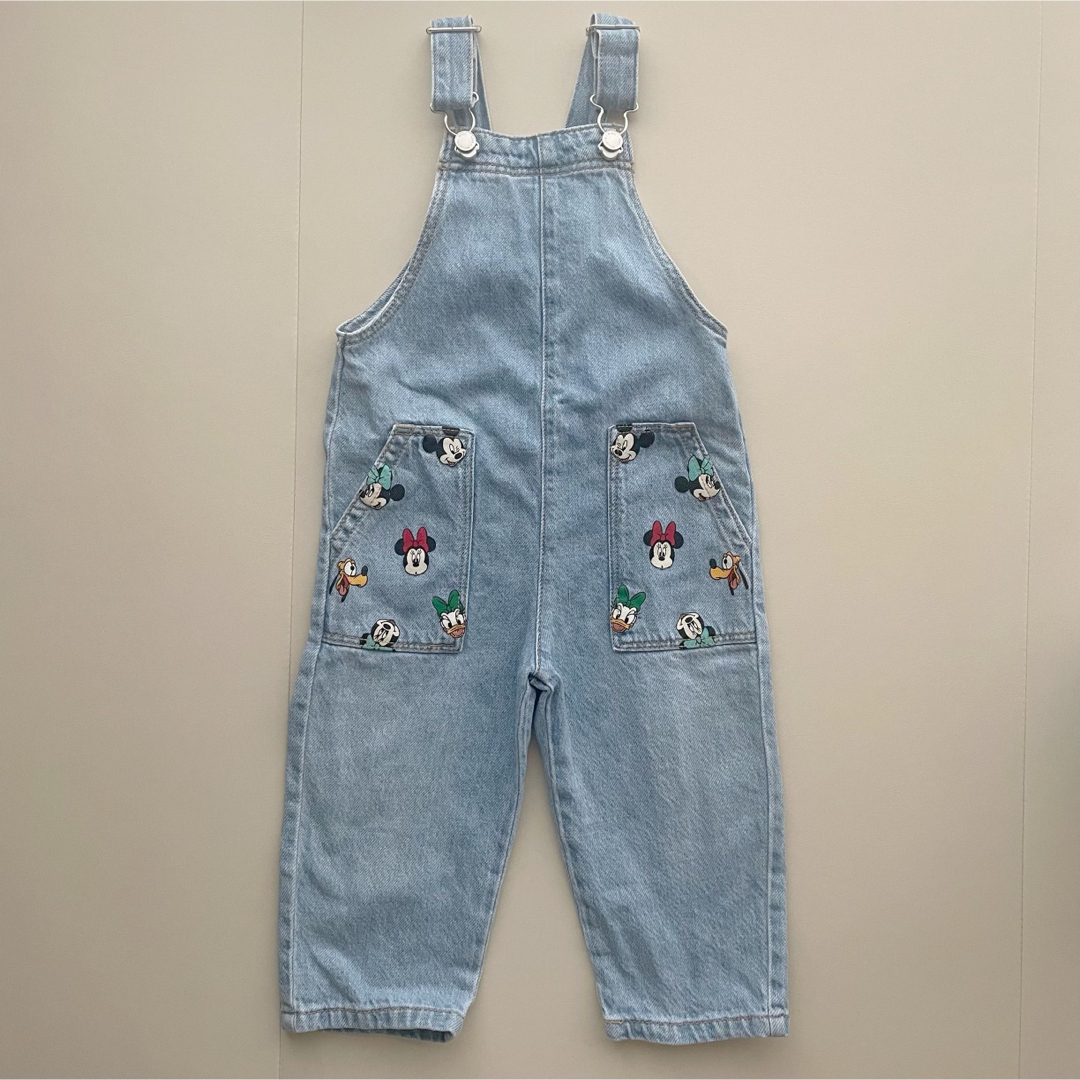 ZARA KIDS(ザラキッズ)のzara disney オーバーオール キッズ/ベビー/マタニティのベビー服(~85cm)(カバーオール)の商品写真