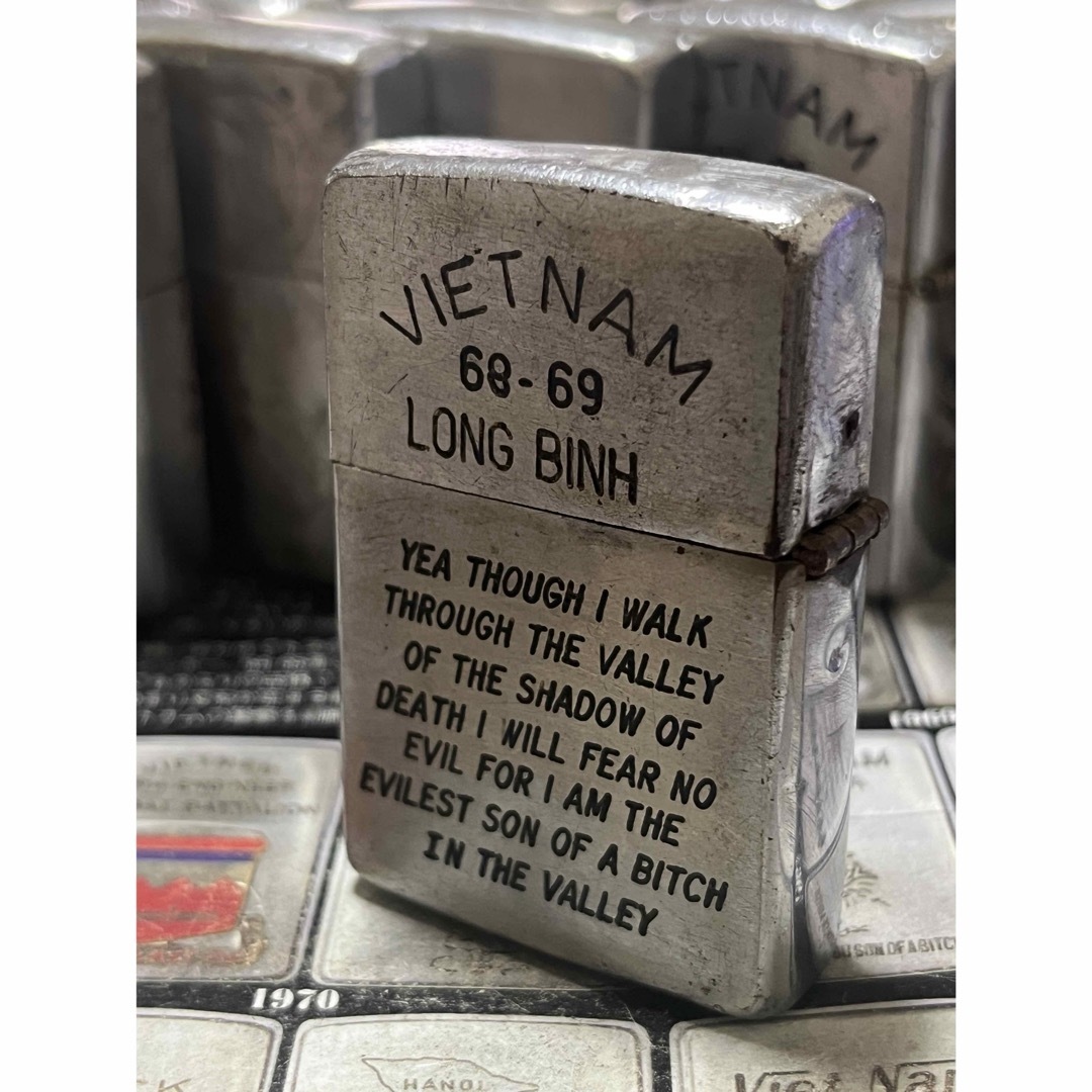 【ベトナムZIPPO】本物 1968年製ベトナムジッポー「開高健」ヴィンテージ | フリマアプリ ラクマ