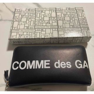 コムデギャルソン(COMME des GARCONS)の【最終値下げ】コムデギャルソン 　ブラック　長財布　ジップラウンド(長財布)