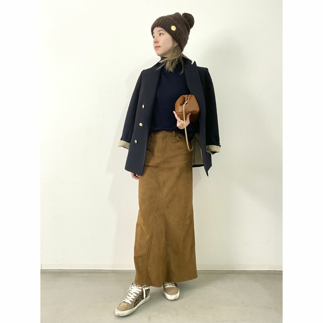 タグ付・アパルトモンのArtificial Leather Maxi Skirt-