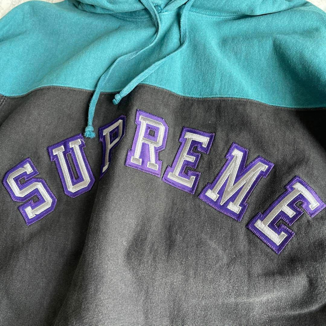 Supreme - シュプリーム アーチロゴ プルオーバーパーカー バイカラー