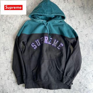 Supreme - シュプリーム アーチロゴ プルオーバーパーカー バイカラー ...