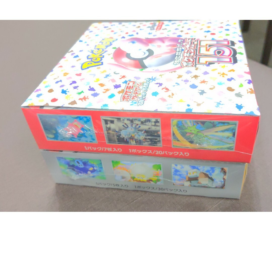 ポケモンカード 151BOXシュリンク付 クレイバーストBOXシュリンク付の
