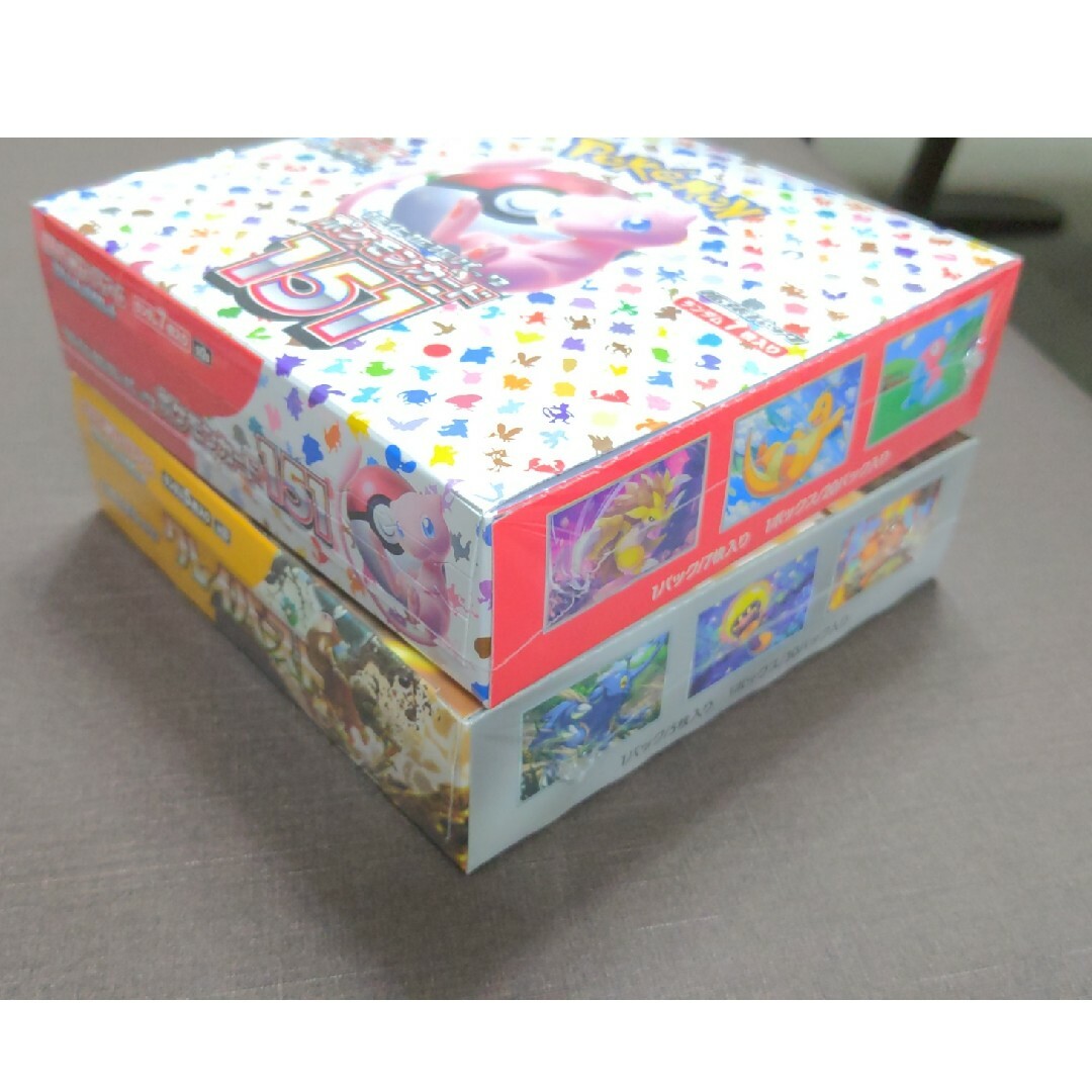 ポケモンカード 151BOXシュリンク付 クレイバーストBOXシュリンク付の