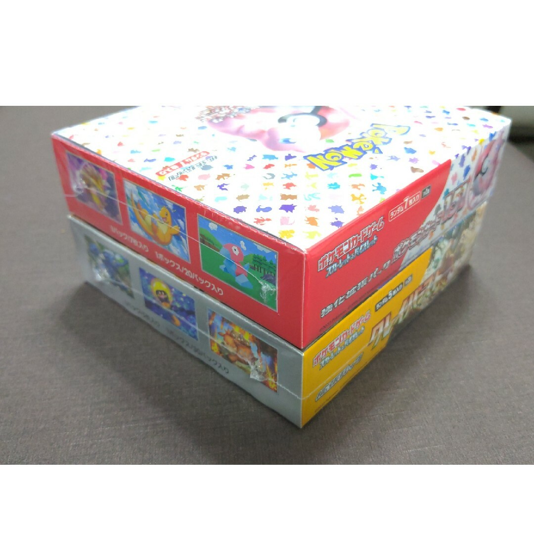 ポケモンカード 151BOXシュリンク付 クレイバーストBOXシュリンク付の