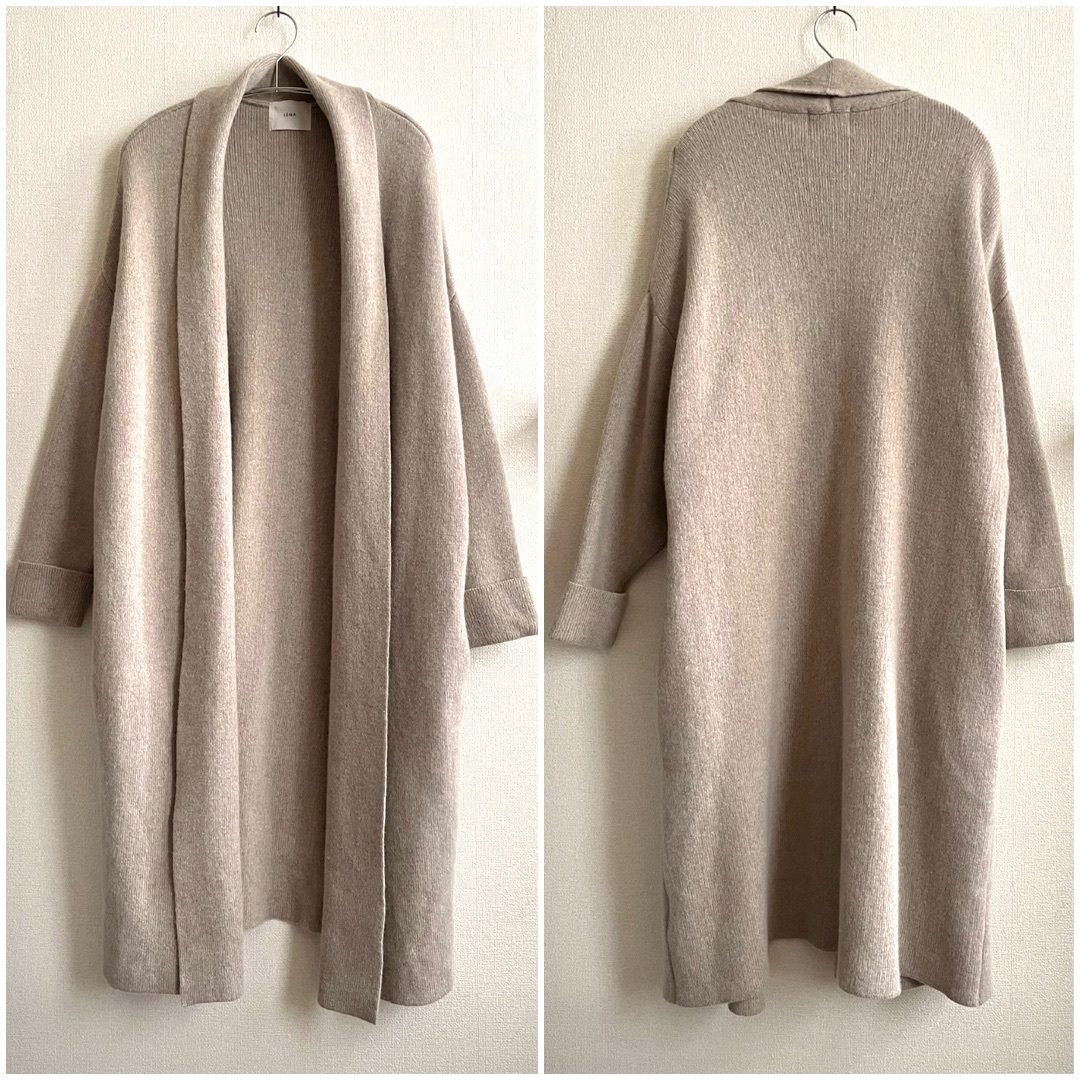 極美品 IENA イエナ ロングコート ニット