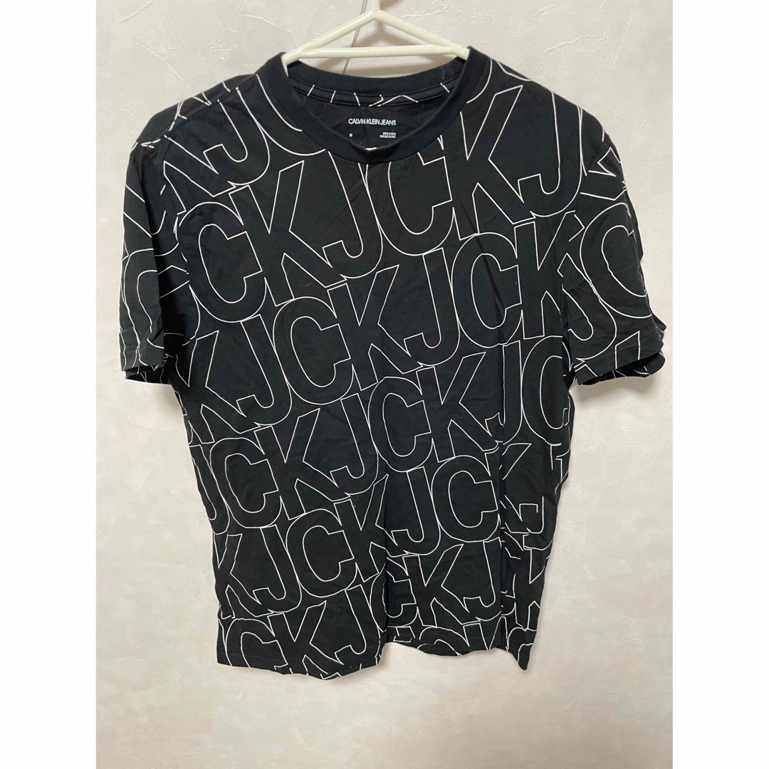 カルバンクライン　Tシャツ　ブラック　CKロゴ Mサイズ