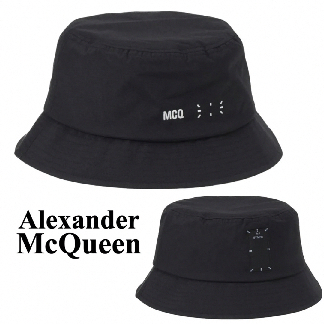 Alexander mcqueen/MCQ ロゴバケットハット