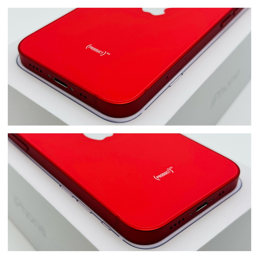 Apple - S 新品電池 iPhone 12 mini レッド 64 GB SIMフリーの通販 by
