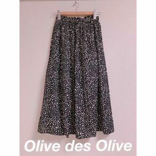 オリーブデオリーブ(OLIVEdesOLIVE)のOlive des Oliveオリーブデオリーブ ロング フレア スカート(ロングスカート)