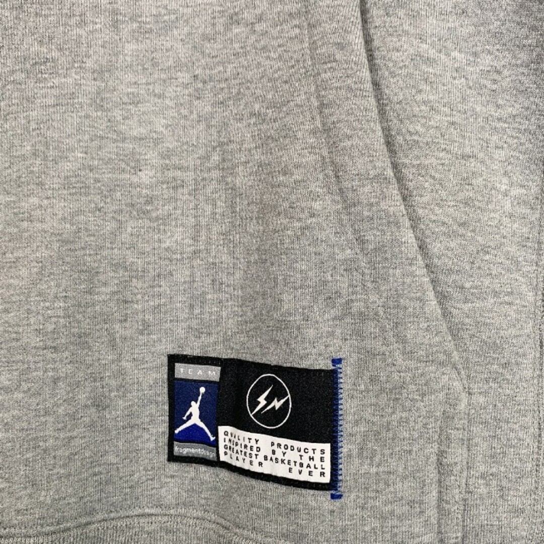 JORDAN ジョーダン 20AW Fragment フラグメントデザイン スウェットパーカー グレー Size S 4