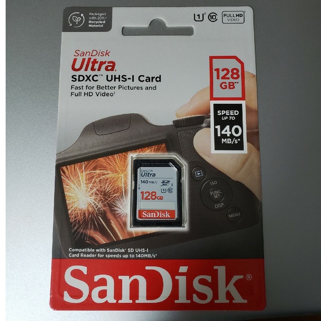 SanDisk(サンディスク)のSanDisk Ultra SDXC UHS-ICard 128GB スマホ/家電/カメラのカメラ(その他)の商品写真