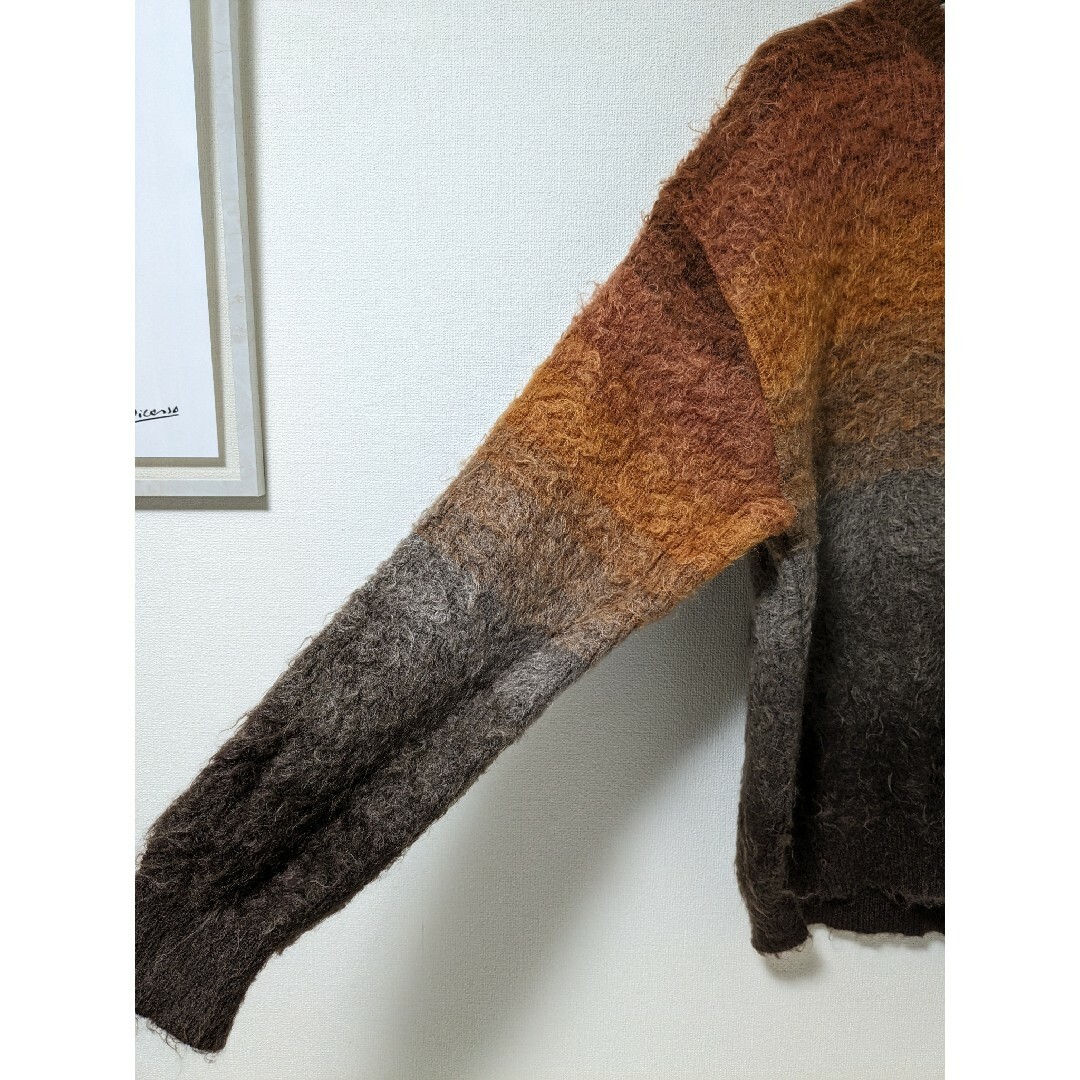 YOKE(ヨーク)のyoke Gradation Border Crew Neck 22aw メンズのトップス(ニット/セーター)の商品写真