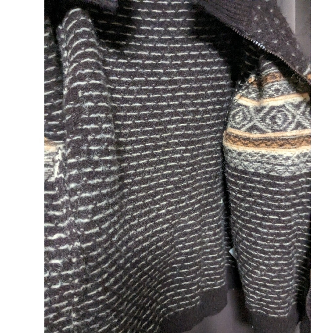 PAZZO(パッゾ)のPAZZO カスタムカルチャ　セーター　ニット　カウチン　トップス　ジップ　古着 メンズのトップス(ニット/セーター)の商品写真
