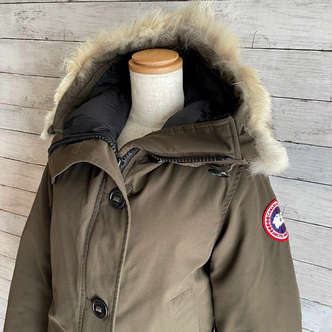 CANADA GOOSE☆Bronte Parka☆ネイビー☆コヨーテファー☆S-