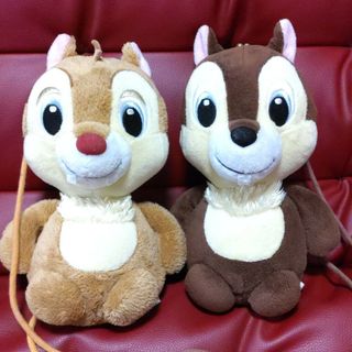 チップアンドデール(チップ&デール)の☆Disney☆チップ＆デール☆ぬいぐるみガマ口財布(キャラクターグッズ)