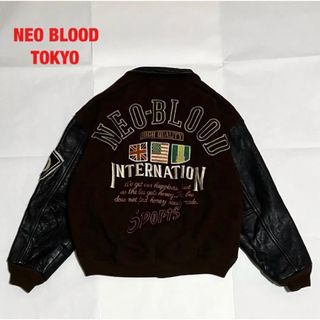 NEO BLOOD TOKYO　スタジャン　牛皮レザー　ワッペン　キルティング(スタジャン)