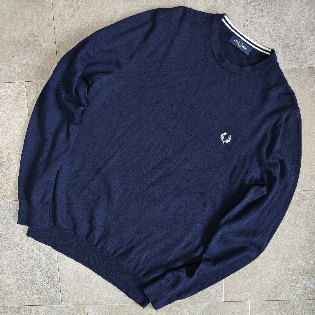 FRED PERRY - 【Fred Perry】フレッドペリー ロゴ刺繍 クルーネック