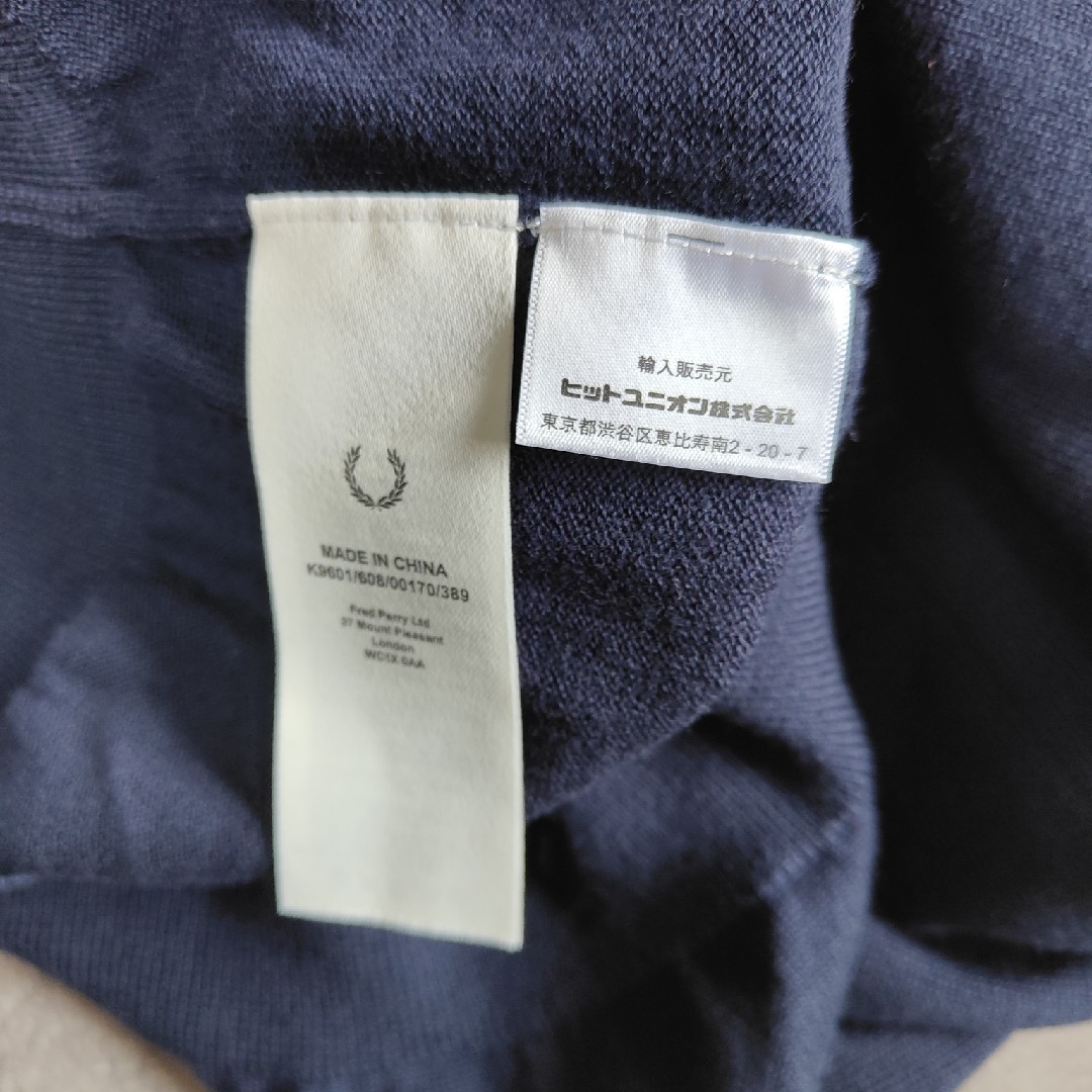 FRED PERRY - 【Fred Perry】フレッドペリー ロゴ刺繍 クルーネック