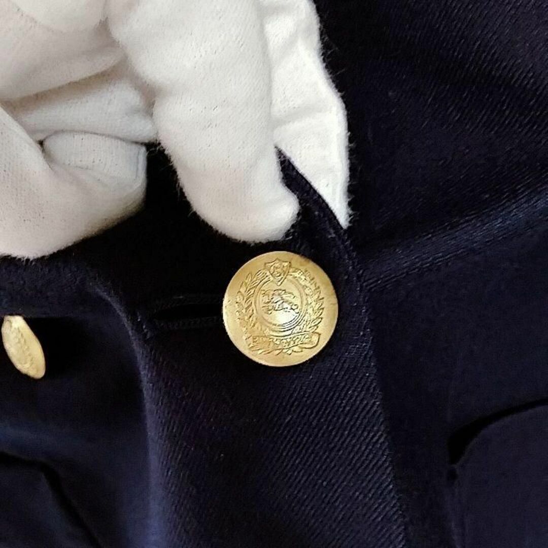 超希少 超美品 バーバリー ブレザージャケット ワッペン ウール