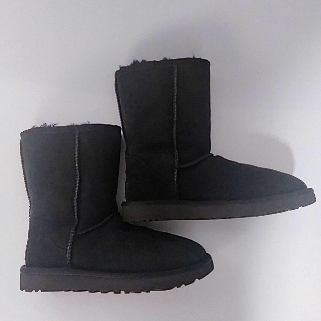 美品　アグ　UGG　ムード　ブーツ　ブラック　23cm 2