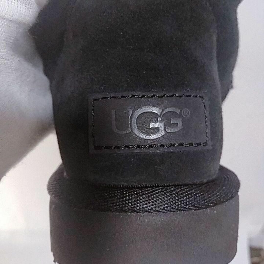 美品　アグ　UGG　ムード　ブーツ　ブラック　23cm 6