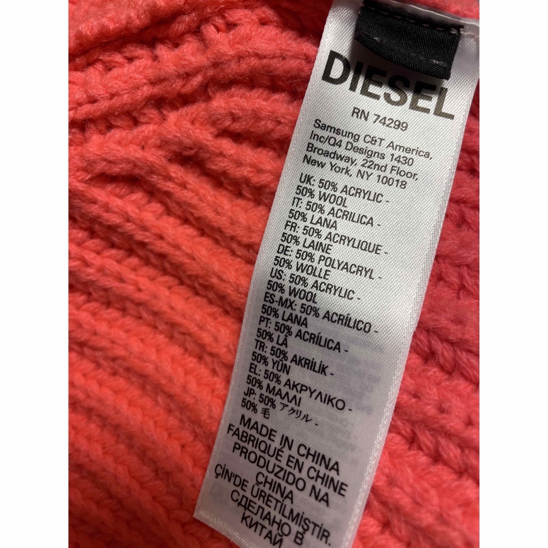 DIESEL(ディーゼル)のDIESEL ダメージショートニット レディースのトップス(ニット/セーター)の商品写真