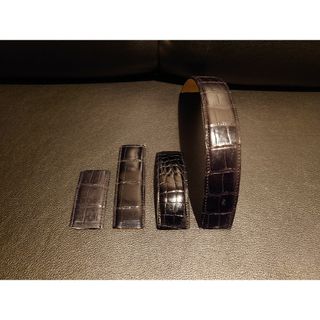 カルティエ(Cartier)の【素材】Cartier/アリゲーターベルト/裁断端材(各種パーツ)