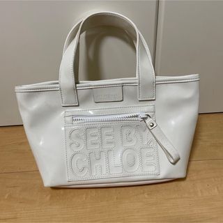 シーバイクロエ(SEE BY CHLOE)のシーバイクロエ See By Chloe ハンド トート バッグ ホワイト (ハンドバッグ)