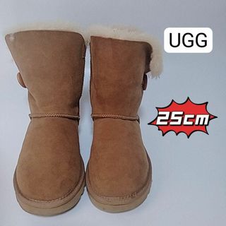 アグ(UGG)の美品　アグ　UGG　ムード　ブーツ　25cm(ブーツ)