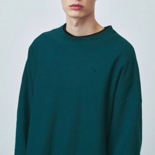 エイトン(ATON)のATON NATURAL GARMENT DYE URAKE スウェット(スウェット)