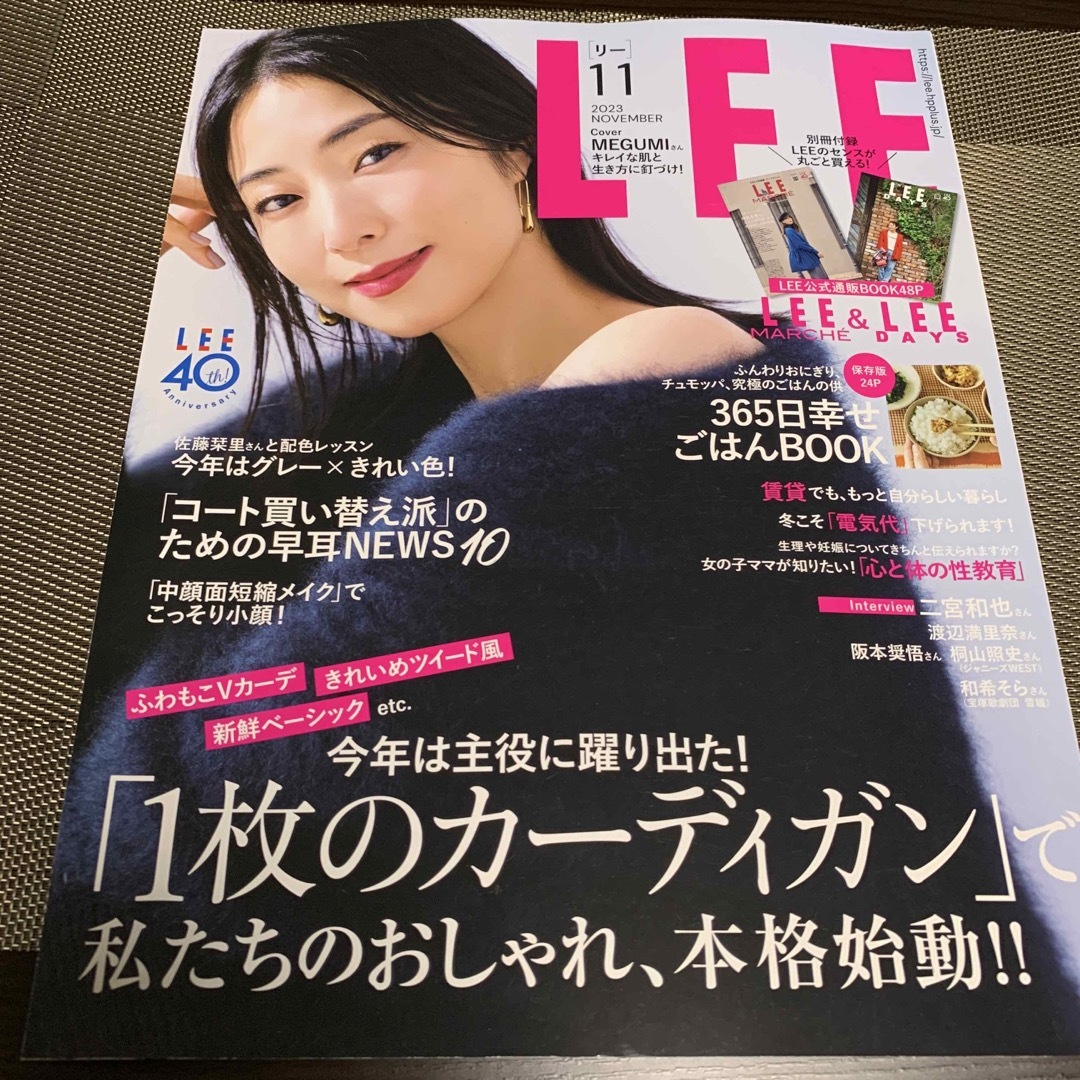 集英社(シュウエイシャ)のLEE11月号 エンタメ/ホビーの雑誌(ファッション)の商品写真