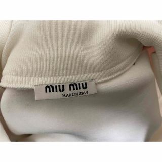 【新品未使用】miumiu ジップアップ コットンジャケット