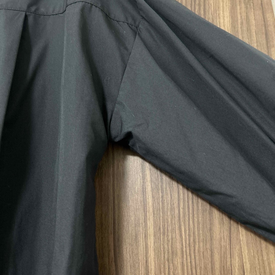 GU(ジーユー)のgu 7分袖シャツワンピース(ブラック) レディースのワンピース(ロングワンピース/マキシワンピース)の商品写真