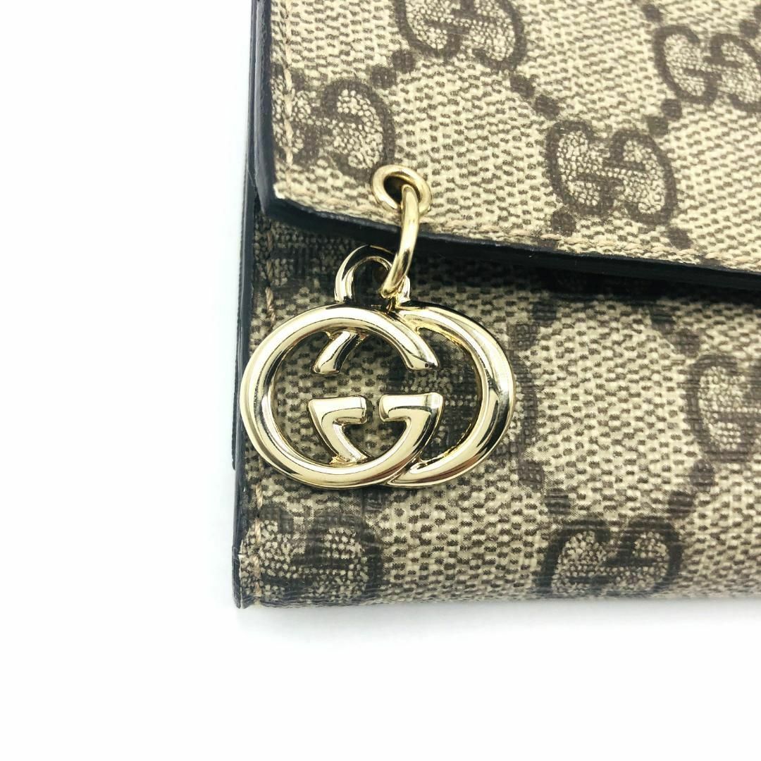 Gucci - GUCCI グッチ 長財布 インターロッキング GGスプリーム 212104