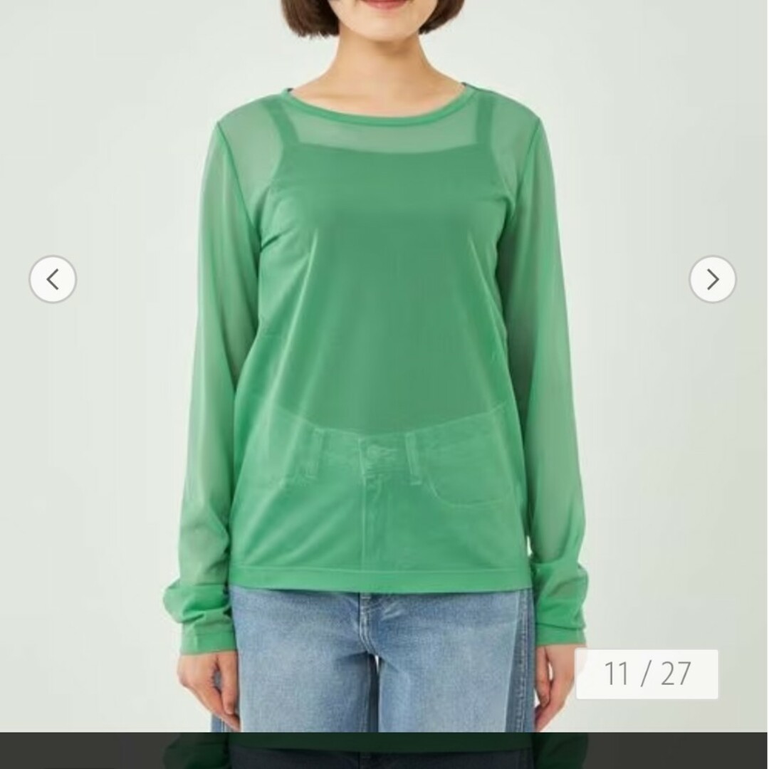 UNITED ARROWS(ユナイテッドアローズ)のグリーンレーベルリラクシング レディースのトップス(Tシャツ(長袖/七分))の商品写真