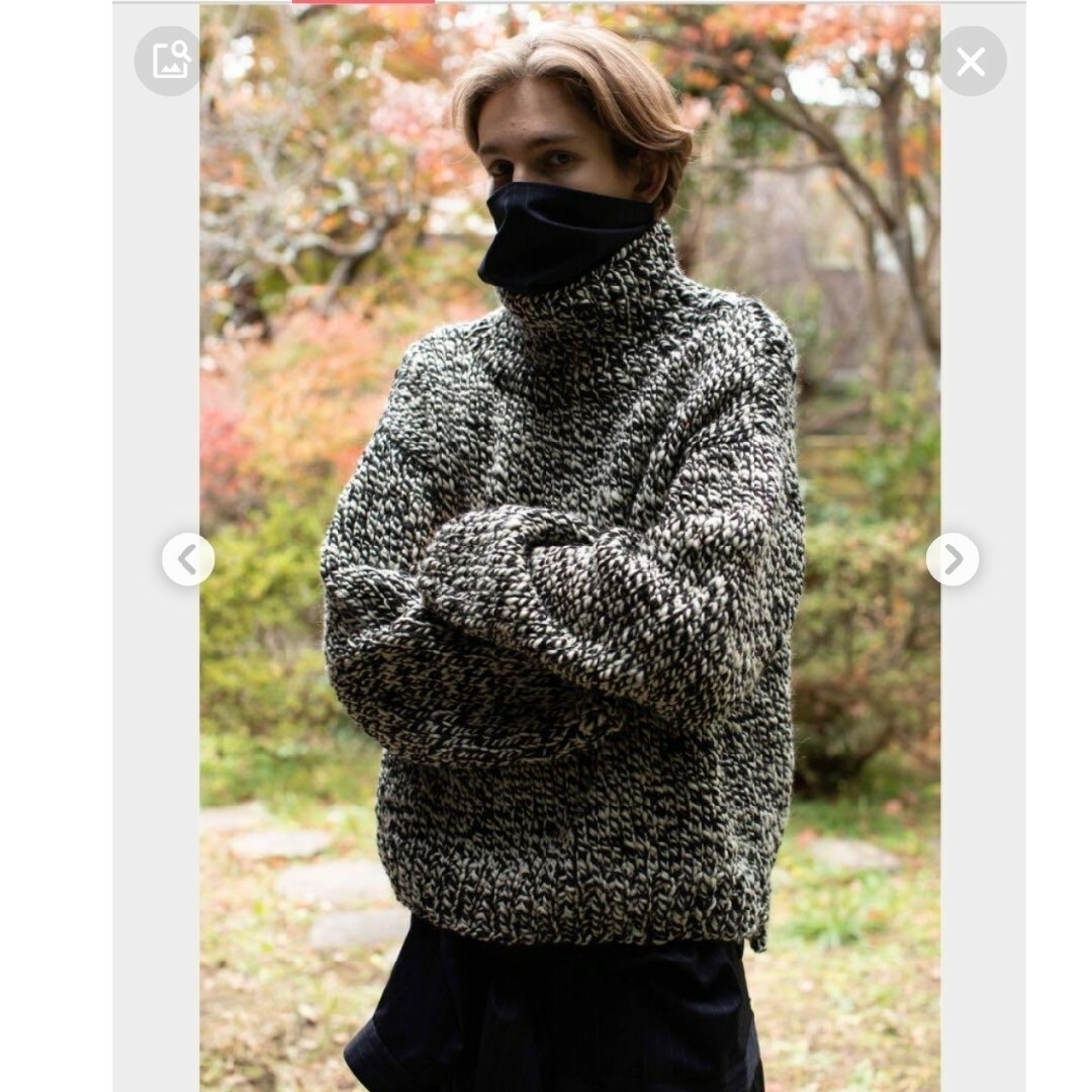 SUNSEA(サンシー)のseeall 22aw HAND CREWNECK SWEATER メンズのトップス(ニット/セーター)の商品写真