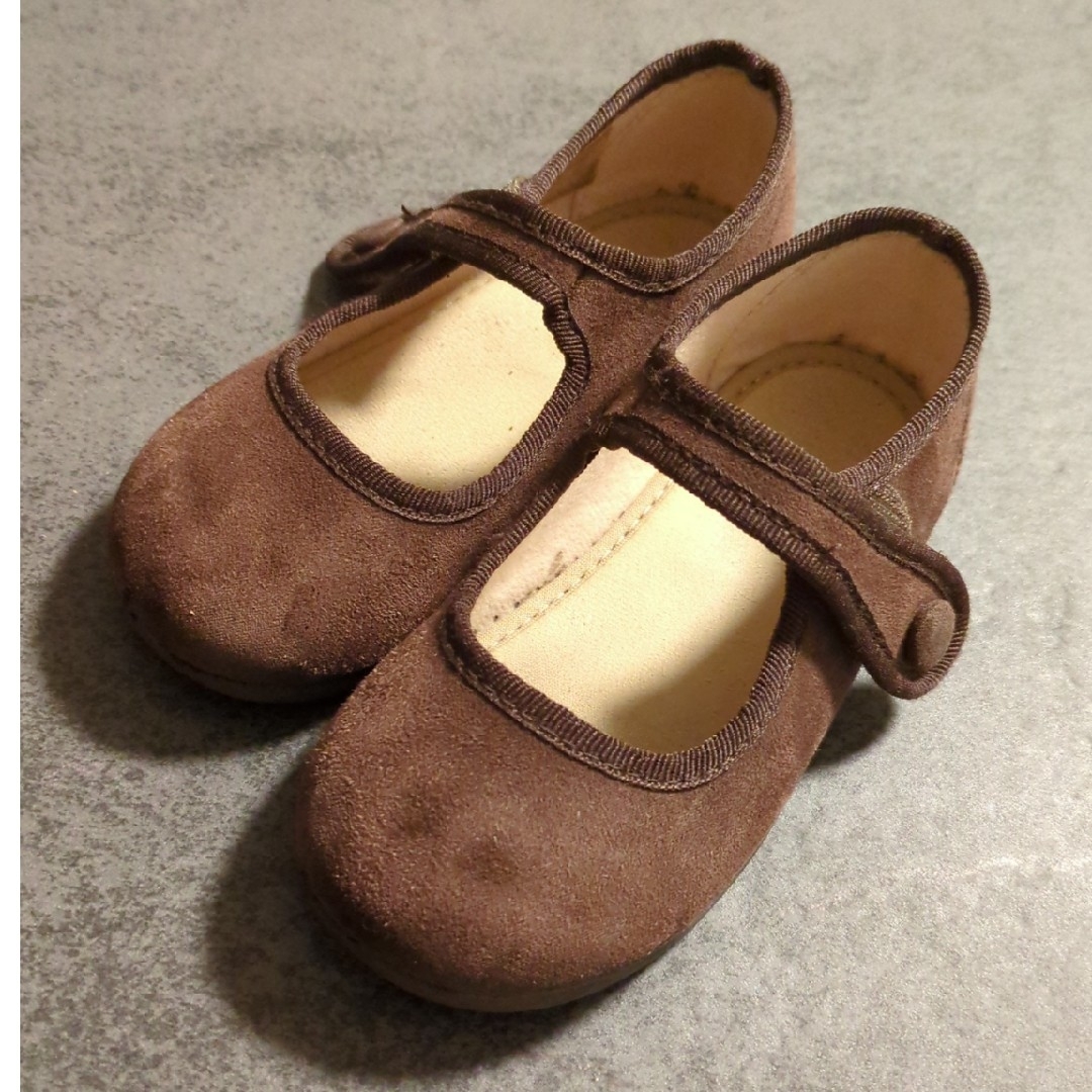 Little Mary Jane suede shoes キッズ/ベビー/マタニティのベビー靴/シューズ(~14cm)(フォーマルシューズ)の商品写真