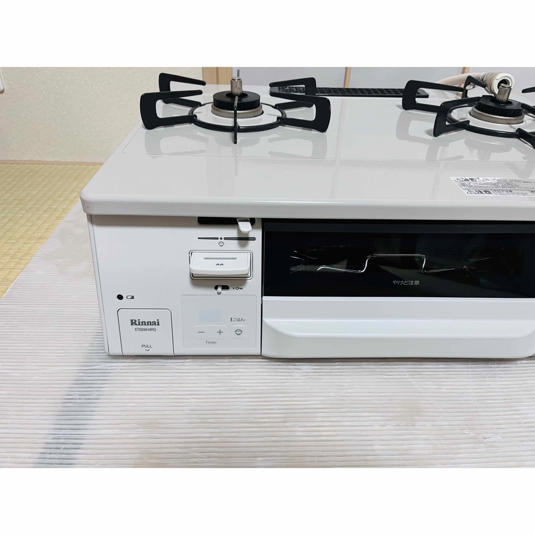 Rinnai - リンナイ 都市ガス ET66WH4RG-WR ガスコンロ ガステーブルの