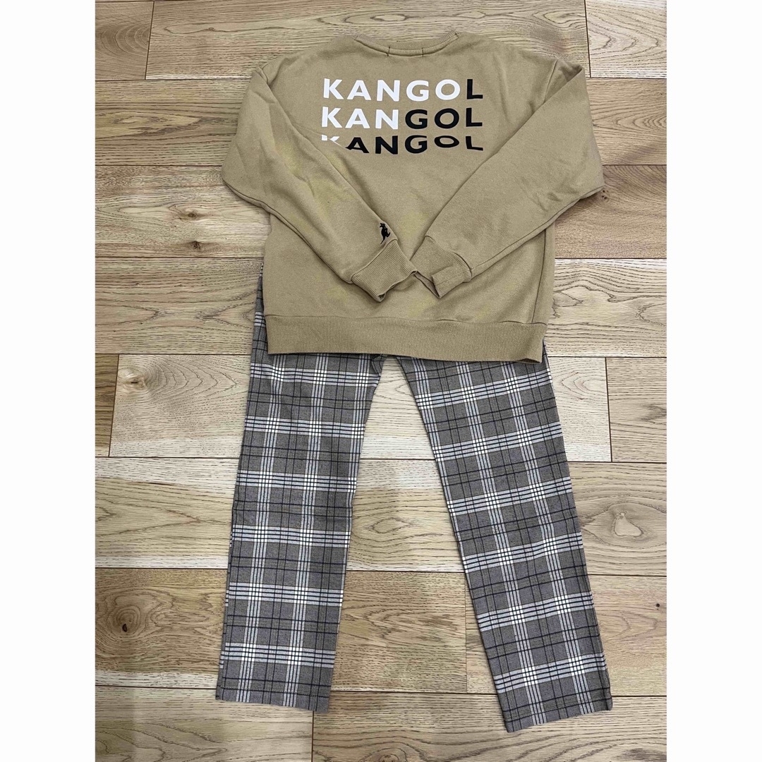 KANGOL(カンゴール)のトレーナーとパンツのセットアップ　送料無料❗️ キッズ/ベビー/マタニティのキッズ服女の子用(90cm~)(その他)の商品写真