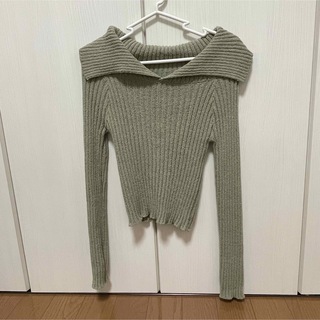 韓国 襟付きニットセーター(ニット/セーター)