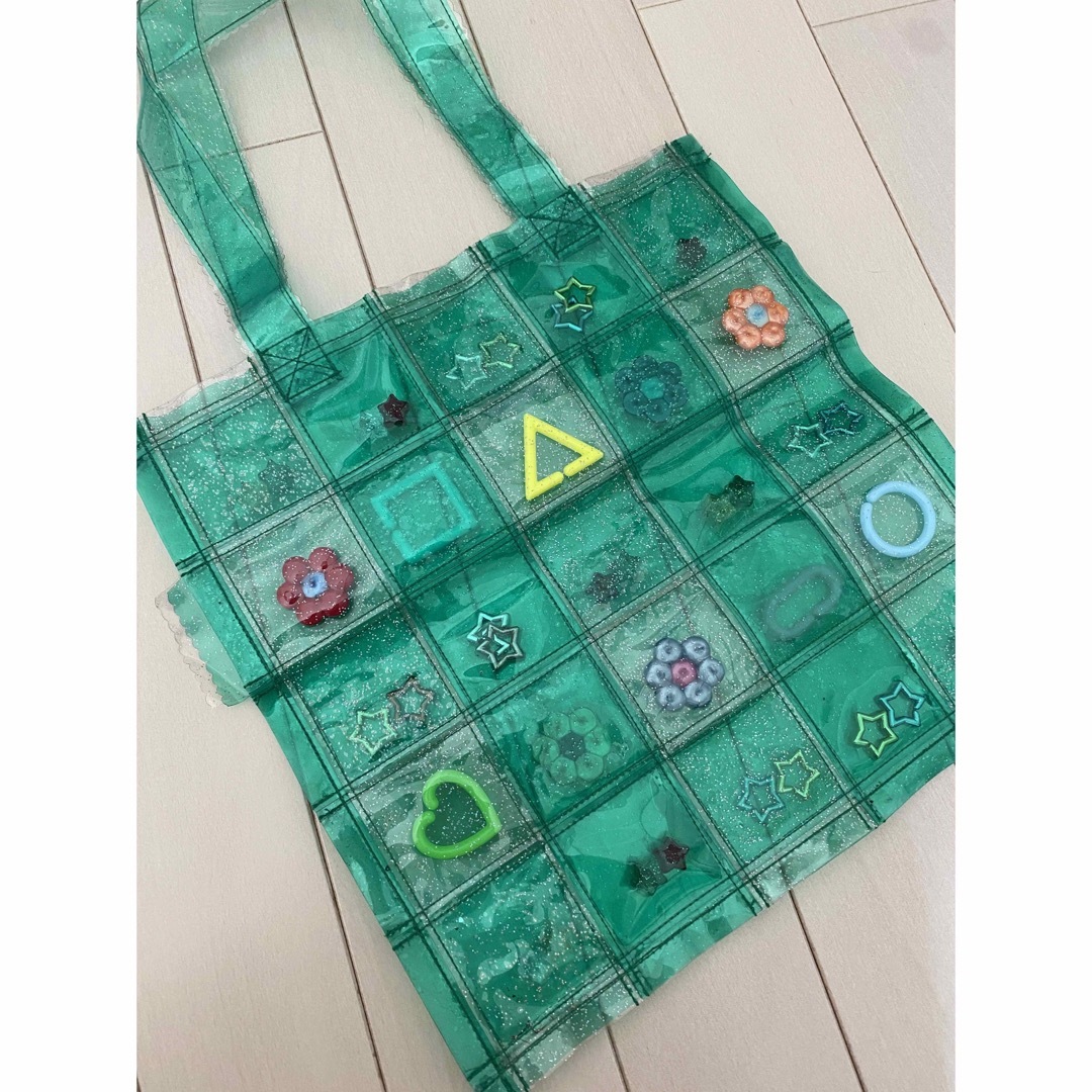 yuriko eto エトウユリコ PVC カラフル おもちゃ カバン 緑 子供