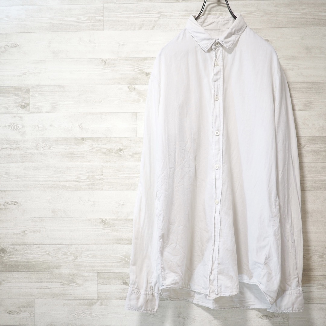 白48新品 メゾンマルジェラ オーバーサイズ Tシャツ ビッグシルエット メンズ