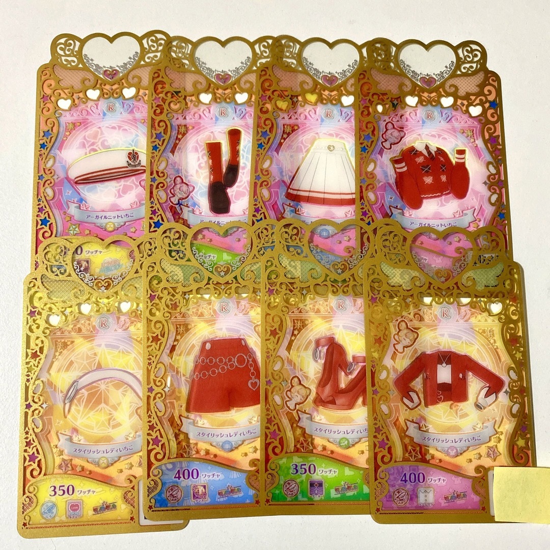 T-ARTS(タカラトミーアーツ)のアーガイルニットいちご スタイリッシュレディいちご プリマジ エンタメ/ホビーのアニメグッズ(カード)の商品写真
