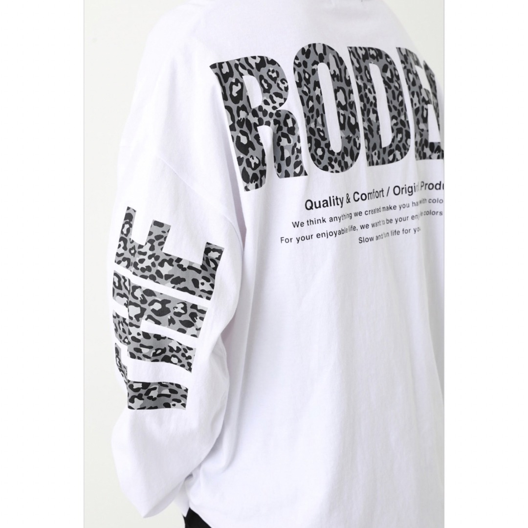 RODEO CROWNS WIDE BOWL(ロデオクラウンズワイドボウル)のロデオ★ アソートパターンバックロゴL/STシャツ（Lサイズ） メンズのトップス(Tシャツ/カットソー(七分/長袖))の商品写真