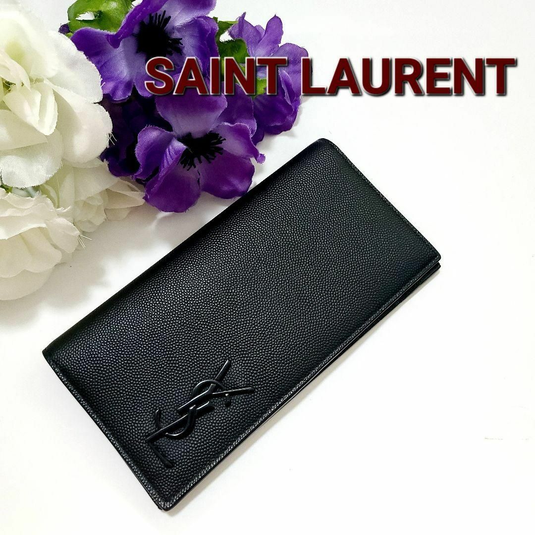 Saint Laurent - サンローラン YSLロゴ☆レザー☆長財布の通販 by R♡C