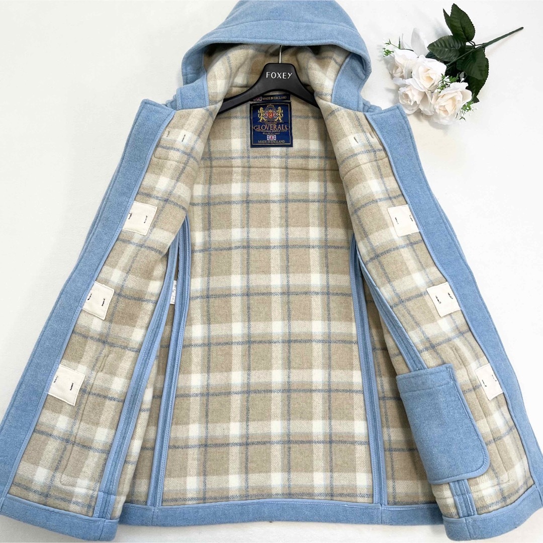 Gloverall - 【美品】GLOVERALL ダッフルコート レア色 裏地チェック柄