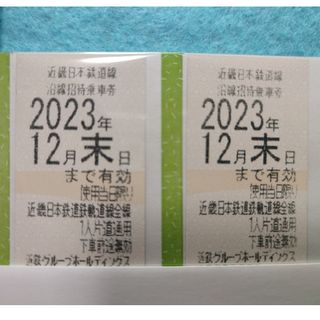 東武鉄道 株主優待乗車証［10枚符]電車全線2023.12.31まで