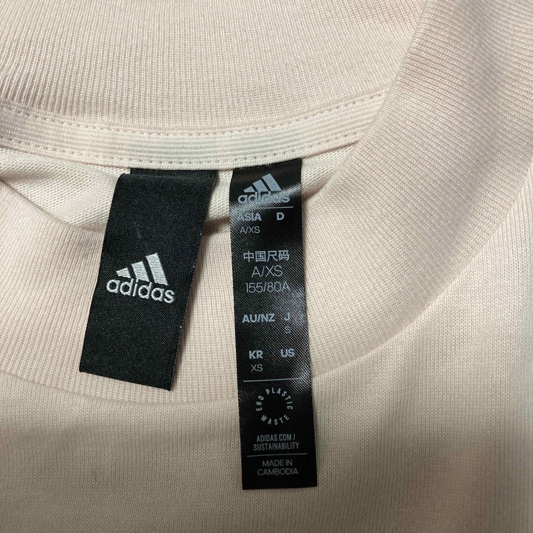 adidas(アディダス)のadidas Tシャツ　Sサイズ　 レディースのトップス(Tシャツ(半袖/袖なし))の商品写真